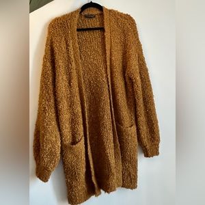 American Eagle Oversized Boucle Cardigan